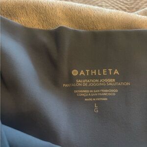 Athleta Salutation Jogger in light blue/Grey color